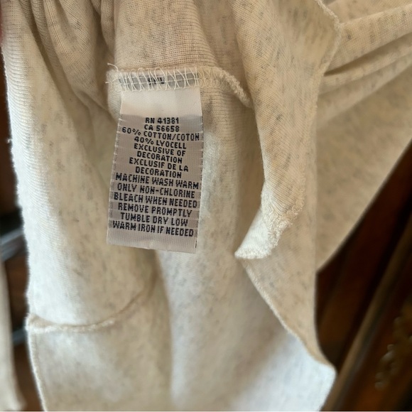 Ralph Lauren ~ Ivory Heathered Long Line Slim Fit Turtleneck Top ~ Small/Medium - Picture 4 of 10